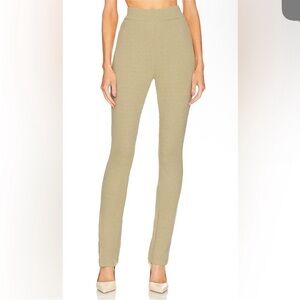 NWT WeWoreWhat Ribbed Flare Knit Pant Oat S